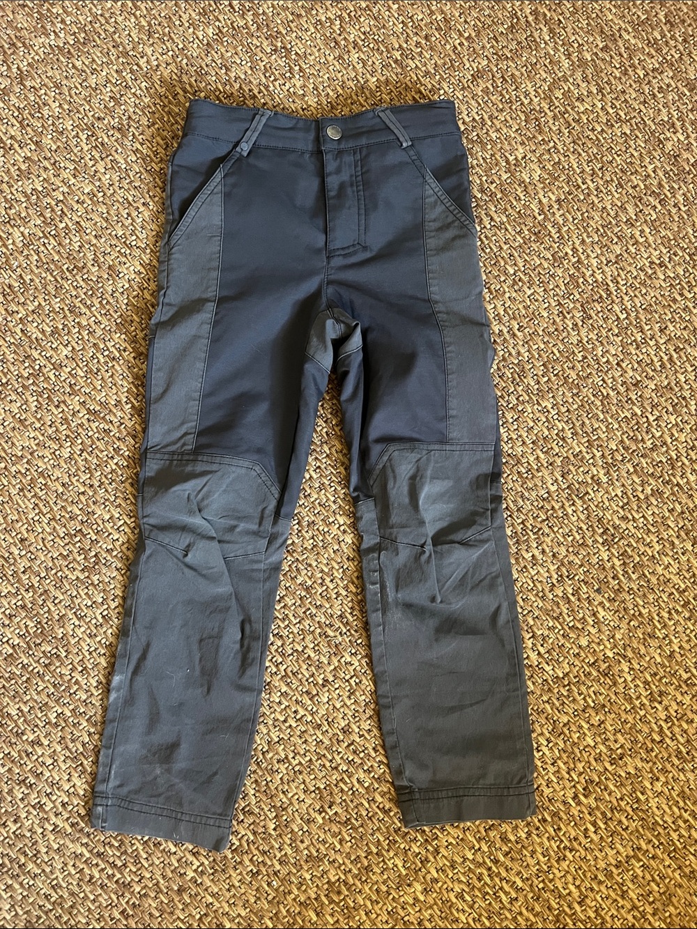 Kids Black Stretch Utility Pants